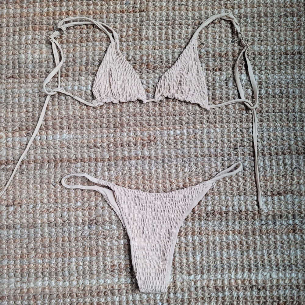 San Lorenzo Cream Bikini‎ Set